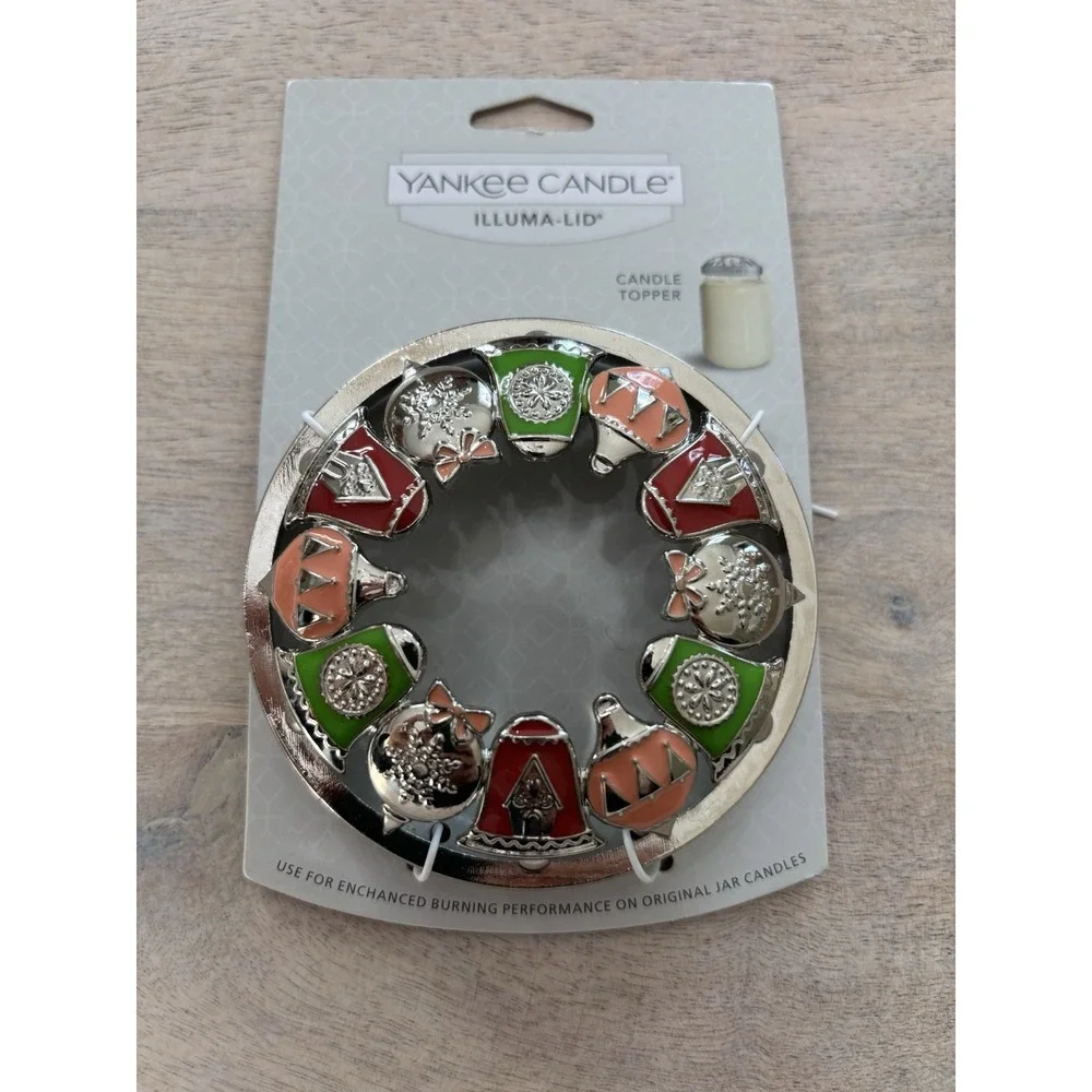 Yankee Candle Winter Christmas Illuma Lid Ornaments New